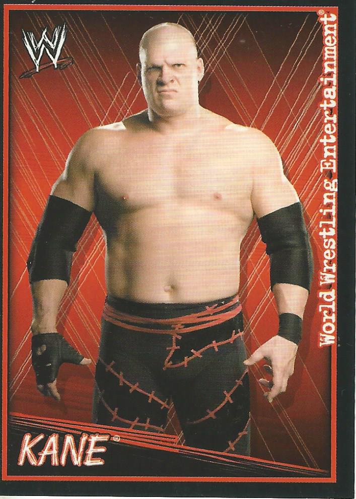 WWE Topps Superstars Uncovered 2007 Sticker Collection Kane No.194