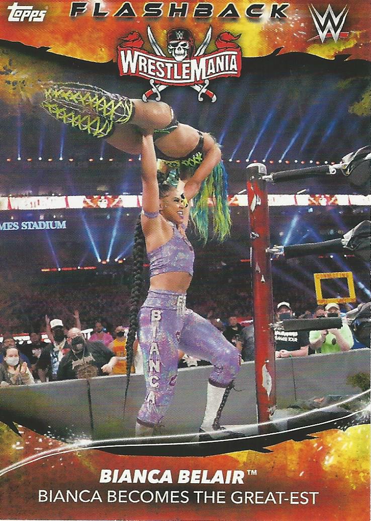 Topps WWE Superstars 2021 Trading Cards Bianca Belair No.194