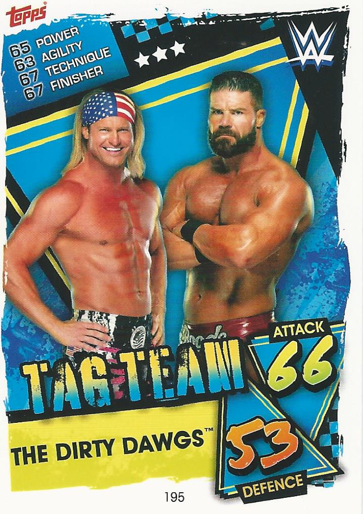 WWE Topps Slam Attax 2021 Trading Card The Dirty Dawgs Ziggler and Roode No.195