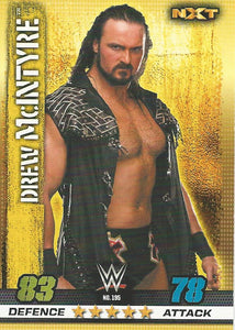WWE Topps Slam Attax 10th Edition Trading Card NXT 2017 Drew McIntyre No.195