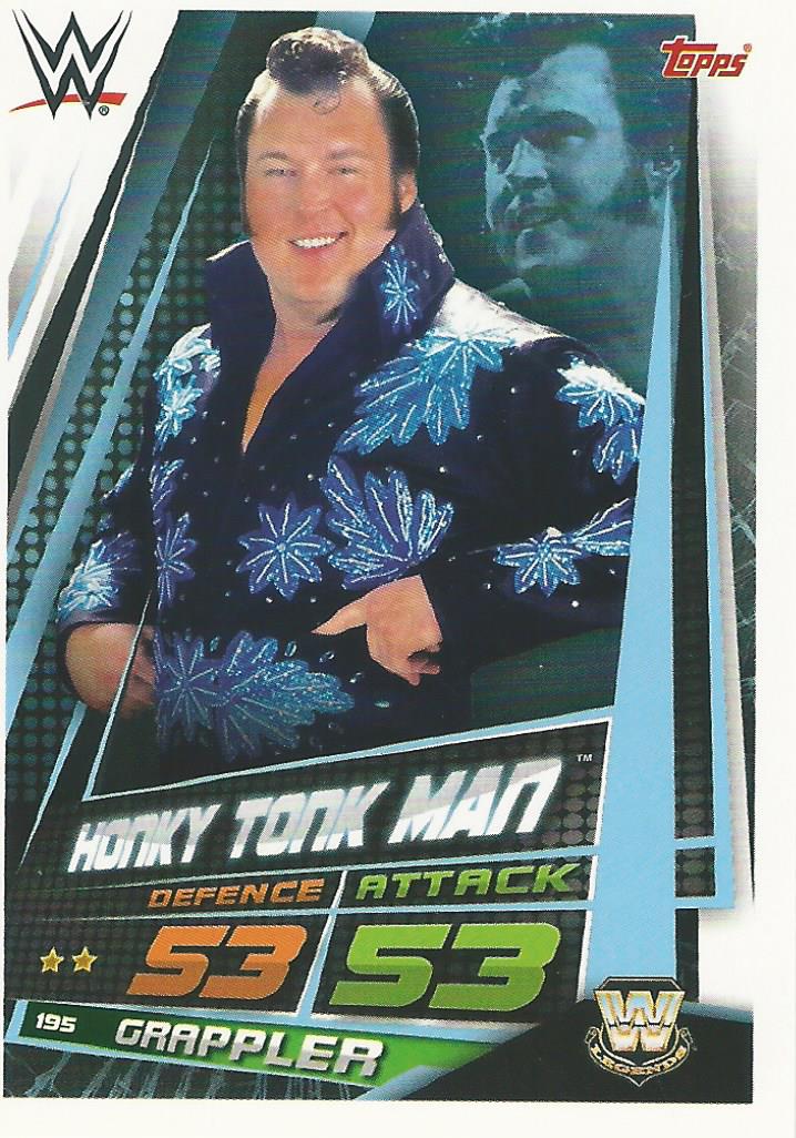 WWE Topps Slam Attax Universe 2019 Trading Card Honky Tonk Man No.195