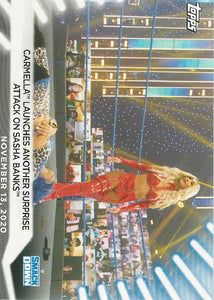WWE Topps Women Division 2021 Trading Card Carmella No.95