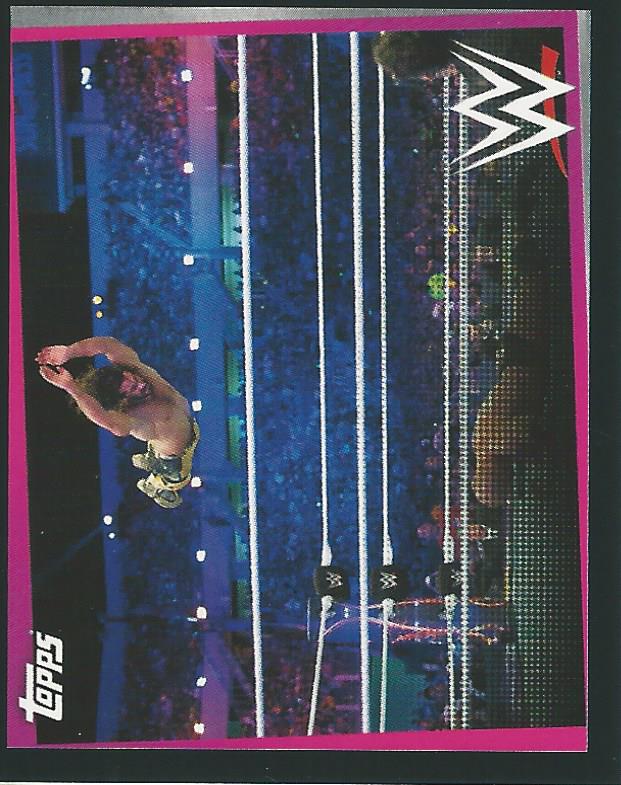 WWE Topps Road to Wrestlemania Stickers 2021 Seth Rollins No.195