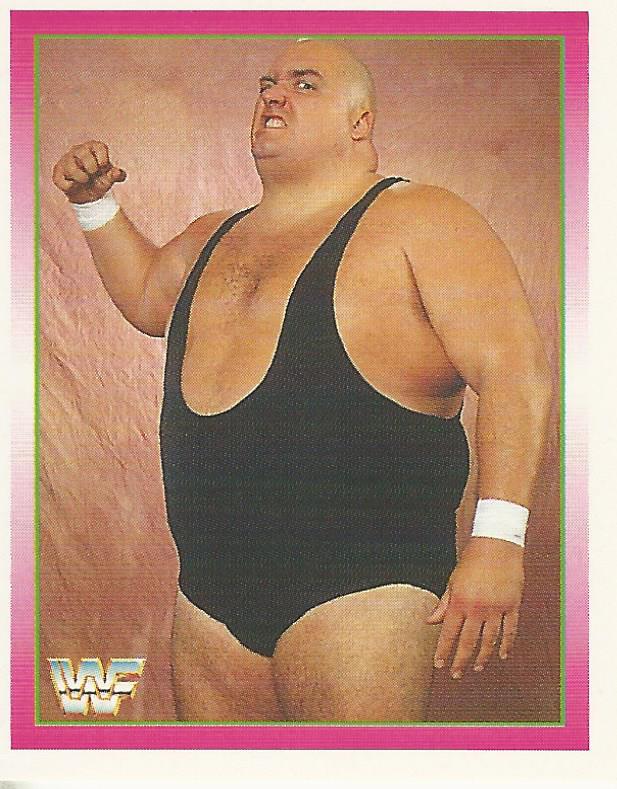 WWF Merlin Stickers 1995 King Kong Bundy No.195