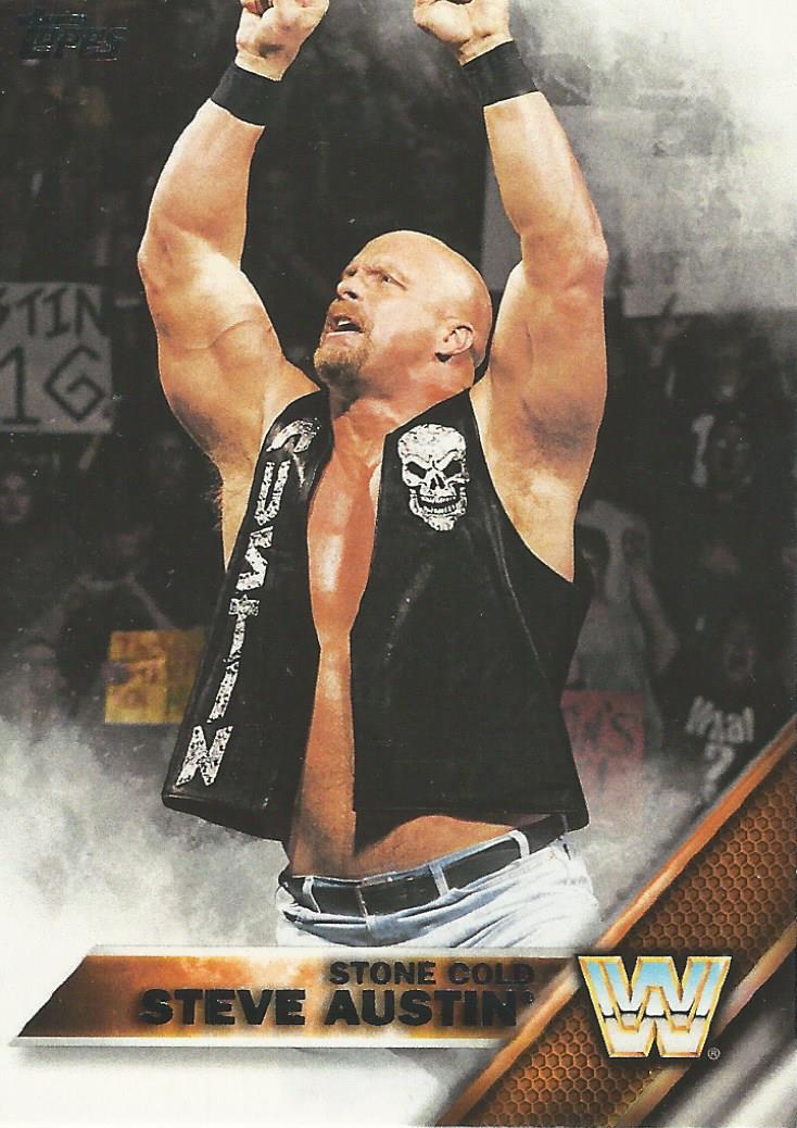 WWE Topps Then Now Forever 2016 Trading Cards Stone Cold Steve Austin No.195