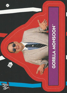 WWE Topps Heritage 2012 Trading Cards Gorilla Monsoon Sticker No.11