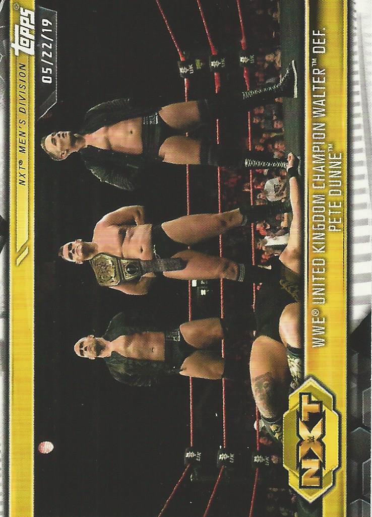 WWE Topps NXT 2019 Trading Cards Walter No.95