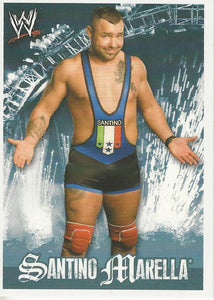 WWE Topps Rivals 2009 Stickers Santino Marella No.195