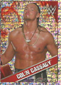 WWE Topps Then Now Forever 2016 Stickers Foil Colin Cassady No.195