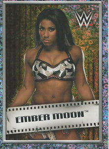 WWE Topps 2018 Stickers Ember Moon Foil No.196