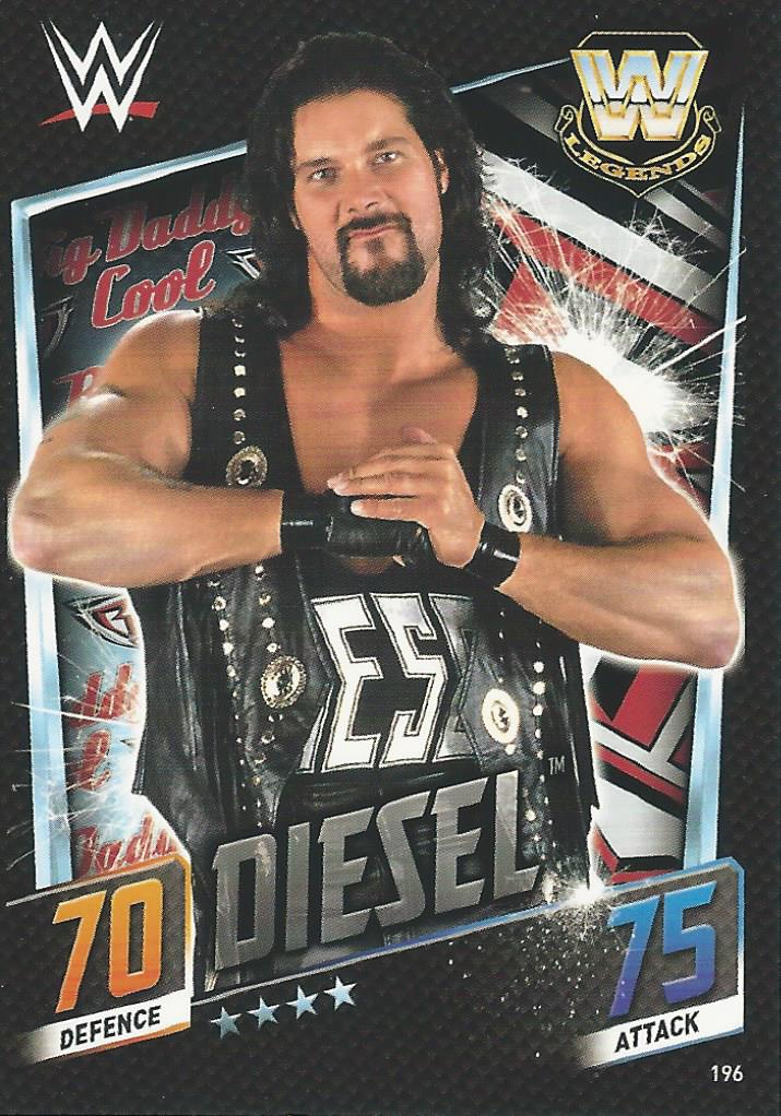 WWE Topps Slam Attax 2015 Then Now Forever Trading Card Diesel No.196