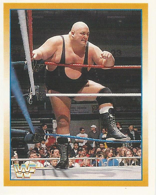 WWF Merlin Stickers 1995 King Kong Bundy No.196