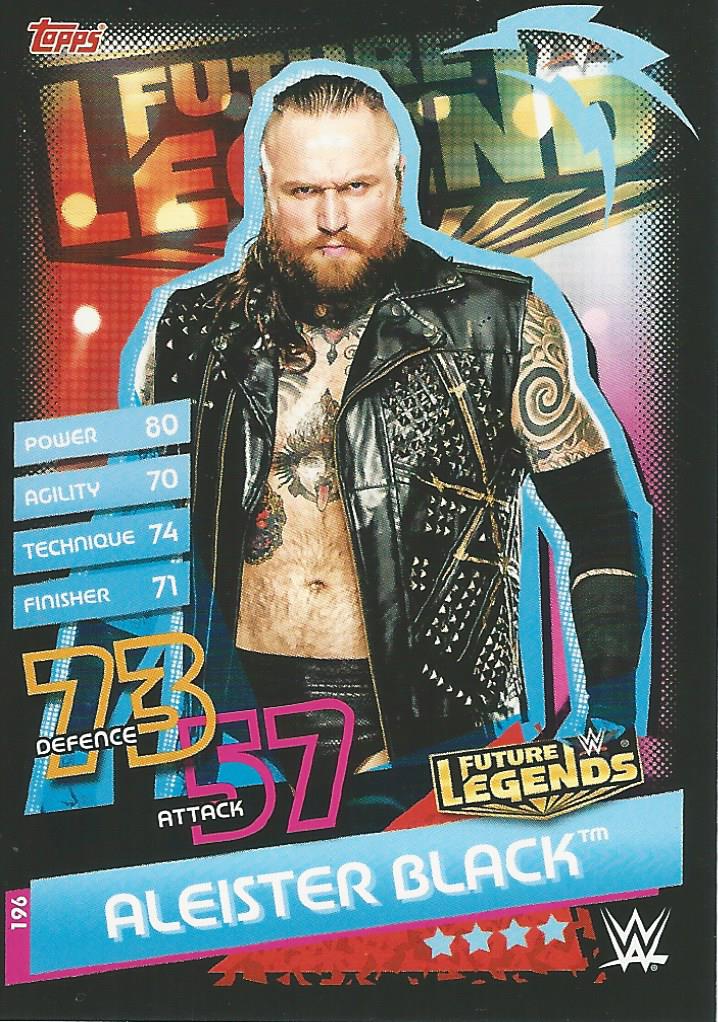 WWE Topps Slam Attax Reloaded 2020 Trading Card Aleister Black No.196