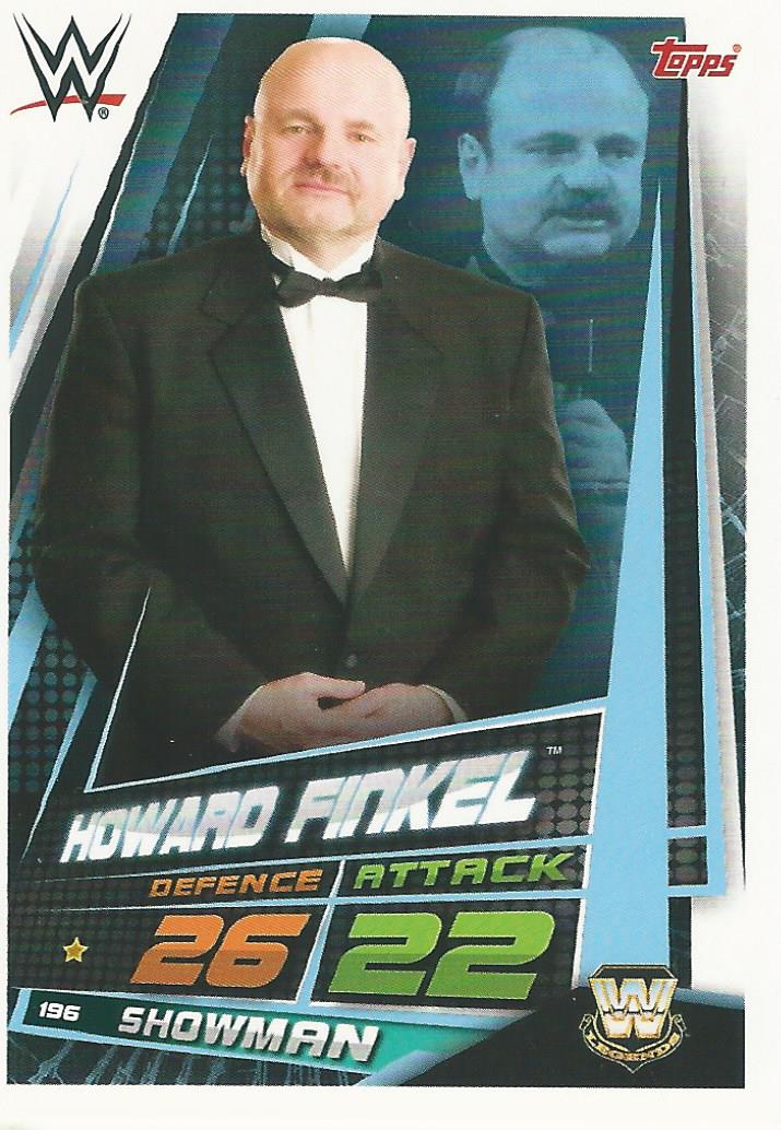 WWE Topps Slam Attax Universe 2019 Trading Card Howard Finkel No.196