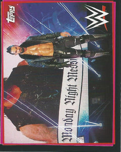 WWE Topps Road to Wrestlemania Stickers 2021 Seth Rollins No.196