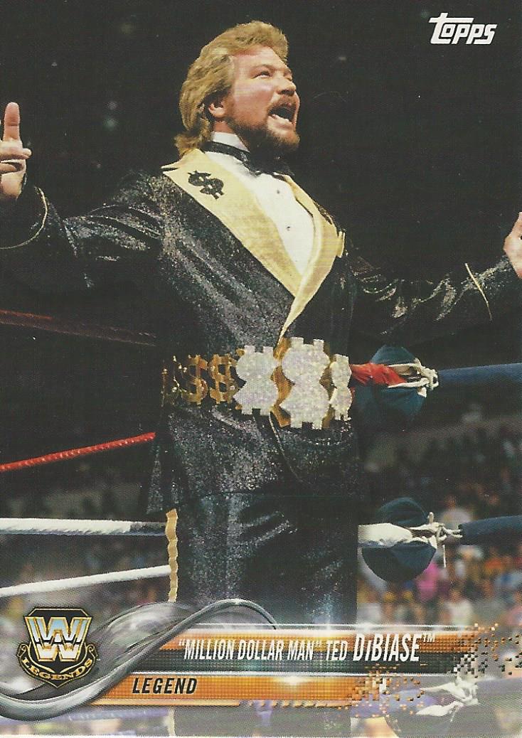 WWE Topps Then Now Forever 2018 Trading Cards Million Dollar Man Ted Dibiase No.196