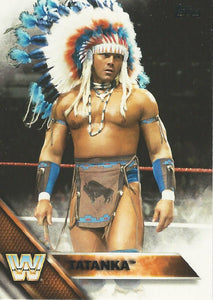 WWE Topps Then Now Forever 2016 Trading Cards Tatanka No.196