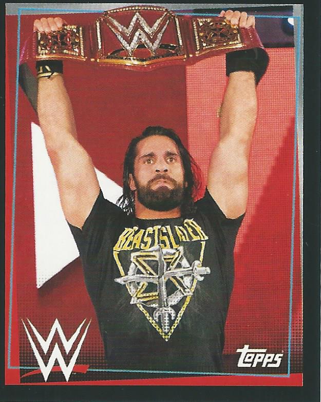 WWE Topps Road to Wrestlemania Stickers 2021 Seth Rollins No.197