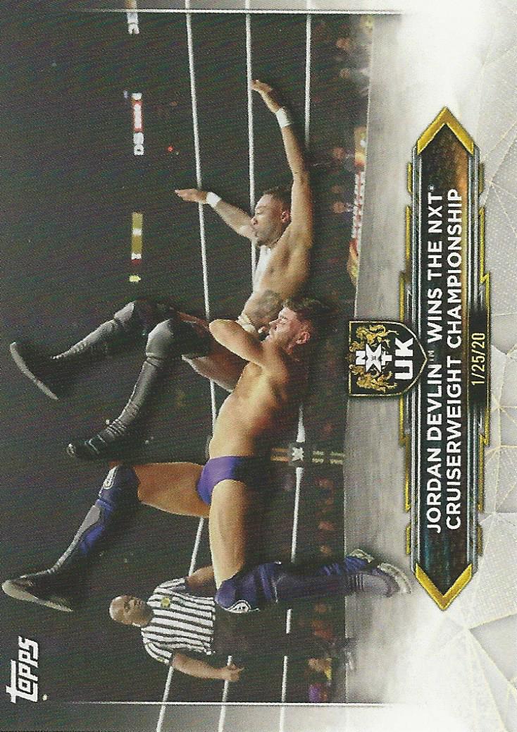 WWE Topps NXT 2020 Trading Cards Jordan Devlin No.97