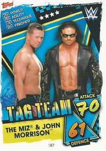 WWE Topps Slam Attax 2021 Trading Card The Miz and John Morrison No.197