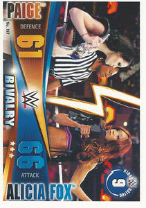 WWE Topps Slam Attax Rivals 2014 Trading Card Paige vs Alicia Fox No.197