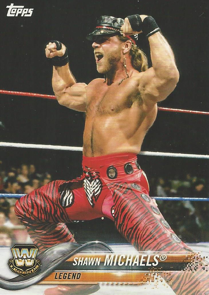 WWE Topps Then Now Forever 2018 Trading Cards Shawn Michaels No.198