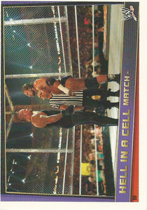 WWE Topps Slam Attax Rebellion 2012 Trading Card Hell in a Cell Match No.198