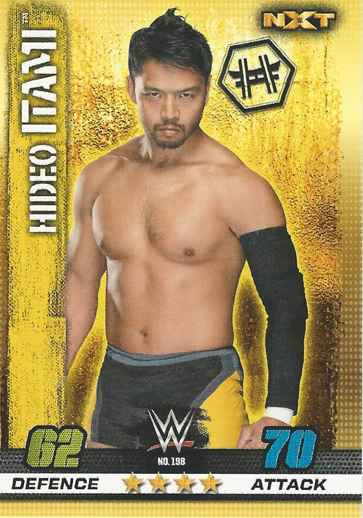 WWE Topps Slam Attax 10th Edition Trading Card 2017 NXT Hideo Itami No.198