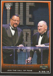 WWE Topps Road to Wrestlemania 2015 Trading Cards Bushwhackers No.98