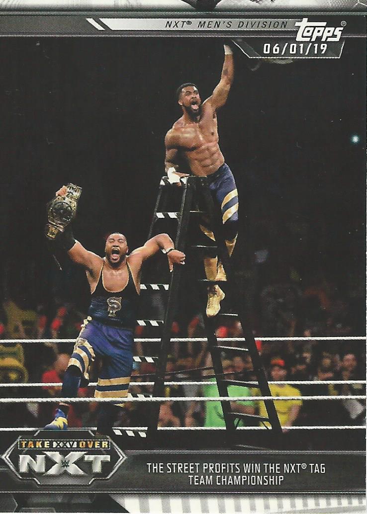 WWE Topps NXT 2019 Trading Cards Street Profits No.98