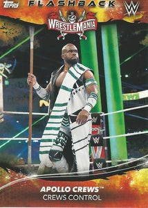 Topps WWE Superstars 2021 Trading Cards Apollo Crews No.198