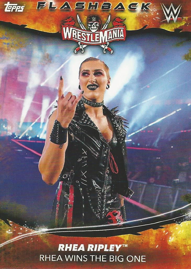 Topps WWE Superstars 2021 Trading Cards Rhea Ripley No.199