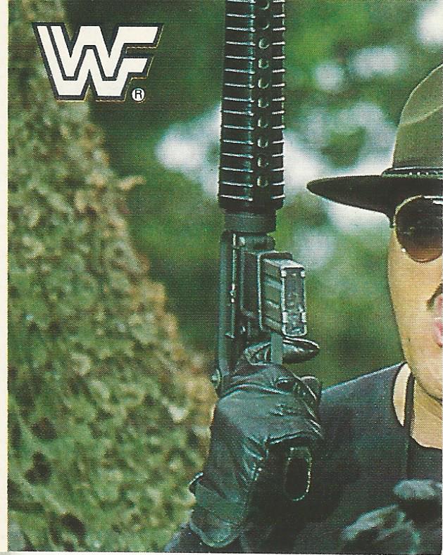 WWF Merlin Sticker Collection 1990 SGT Slaughter No.199