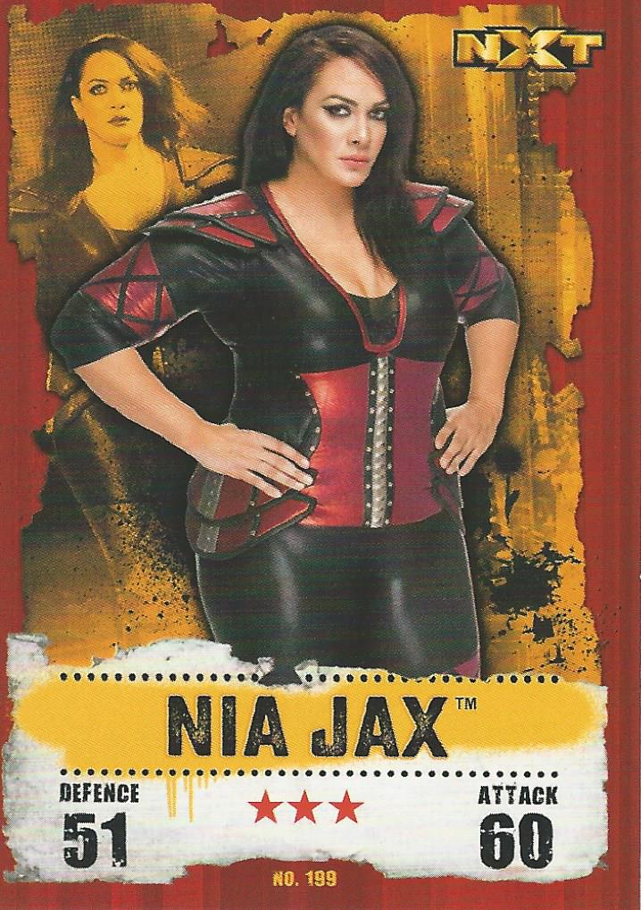 WWE Topps Slam Attax Takeover 2016 Trading Card Nia Jax No.199