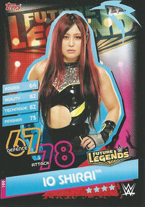 WWE Topps Slam Attax Reloaded 2020 Trading Card Io Shirai No.199