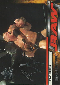 WWE Fleer Raw vs Smackdown Trading Card 2002 Brock Lesnar No.19