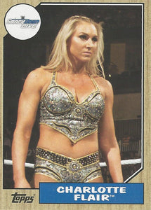 WWE Topps Heritage 2017 Trading Cards Charlotte Flair No.19