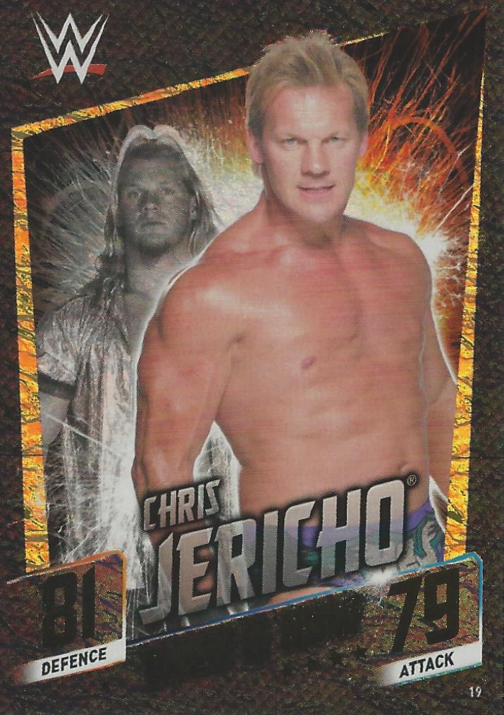 WWE Topps Slam Attax 2015 Then Now Forever Trading Card Chris Jericho No.19