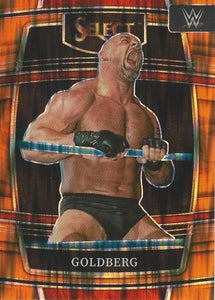 WWE Panini Select Trading Cards Goldberg No.19 Orange Flash