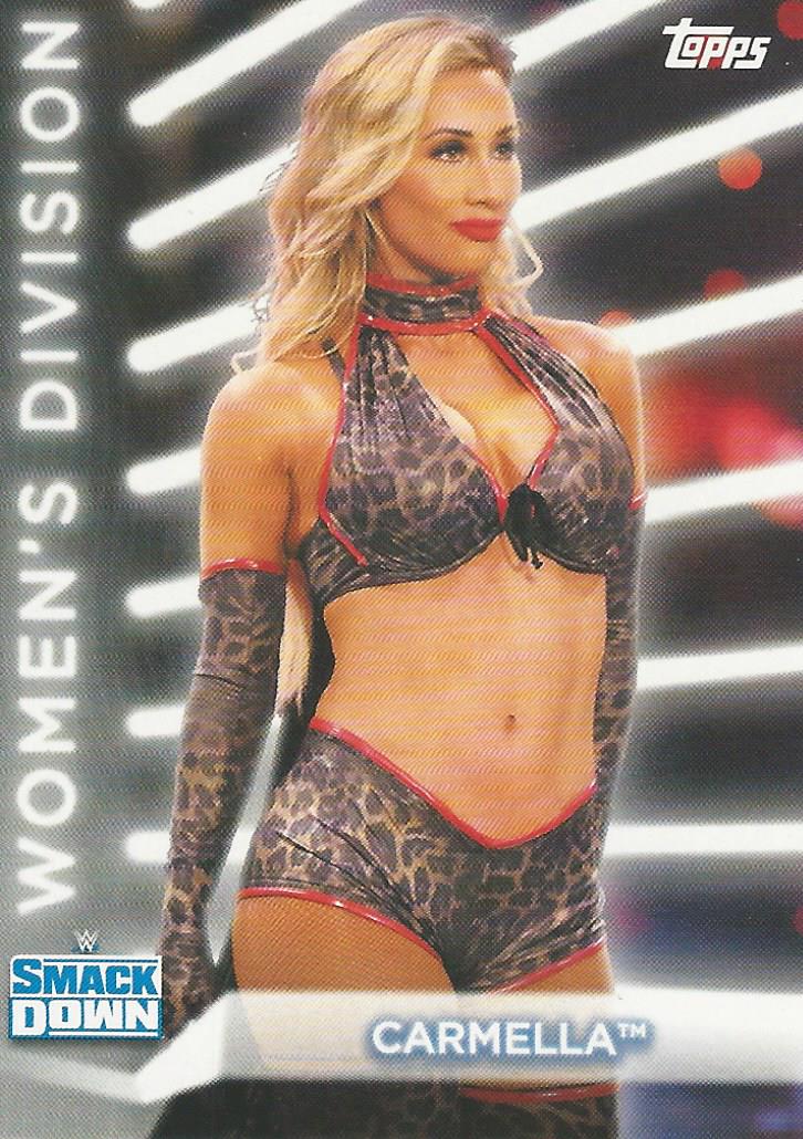 WWE Topps Women Division 2021 Trading Card Carmella RC-19