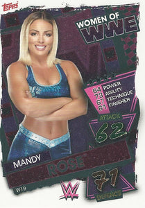 WWE Topps Slam Attax 2021 Trading Card Mandy Rose W19