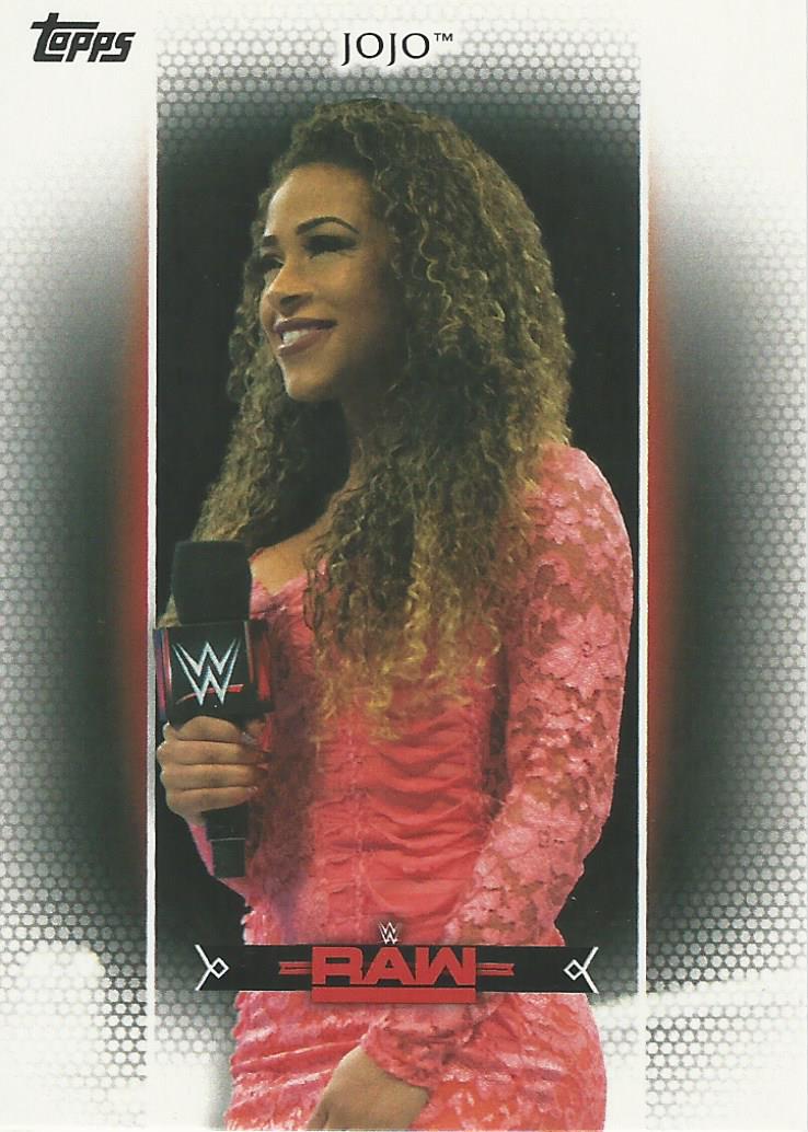 WWE Topps Women Division 2017 Trading Card JoJo R19