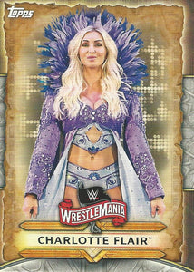 WWE Topps Road to Wrestlemania 2020 Trading Cards Charlotte Flair WM-19