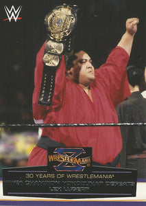 WWE Topps Road to Wrestlemania 2014 Trading Cards Yokozuna 19 of 60