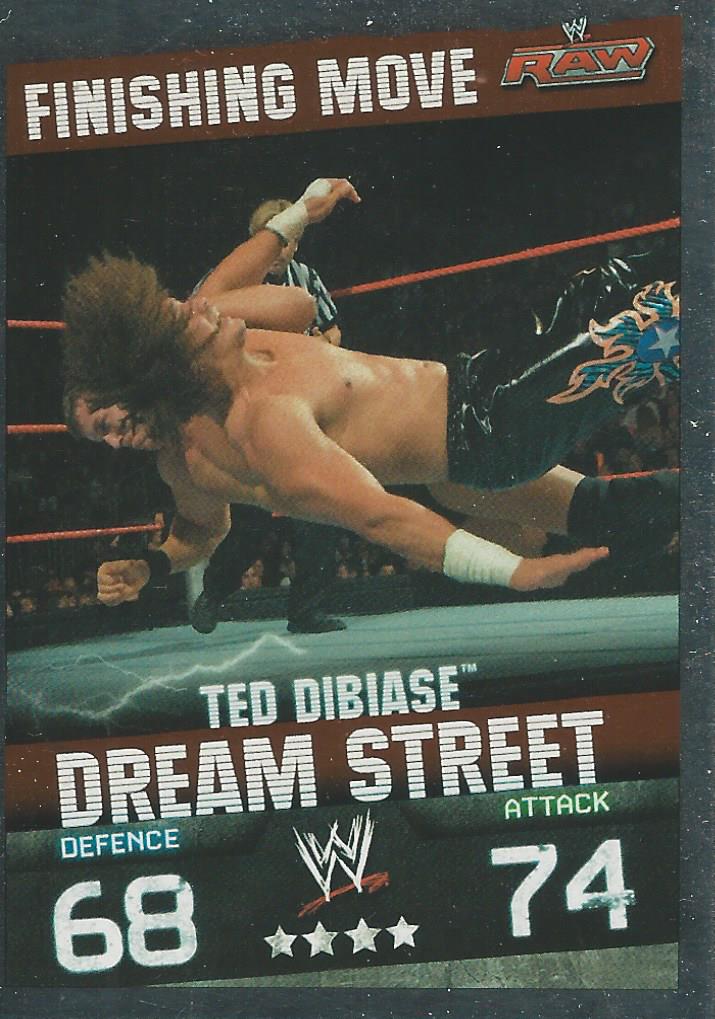 WWE Topps Slam Attax Evolution 2010 Trading Cards Ted Dibiase No.19