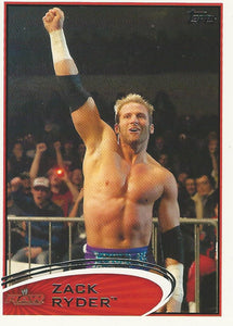 WWE Topps 2012 Trading Card Zack Ryder No.19