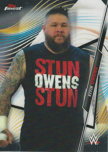 WWE Topps Finest 2020 Trading Card Kevin Owens No.19