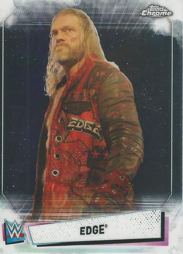 WWE Topps Chrome 2021 Trading Cards Edge No.19