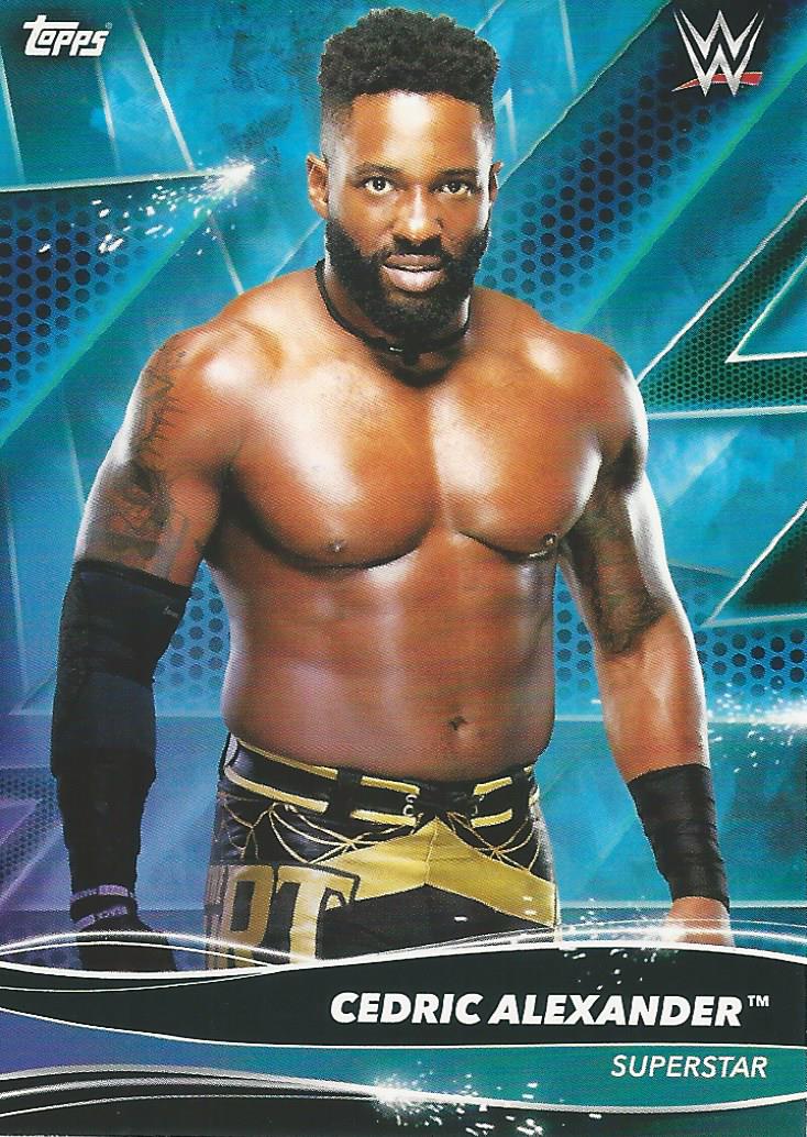 Topps WWE Superstars 2021 Trading Cards Cedric Alexander No.19