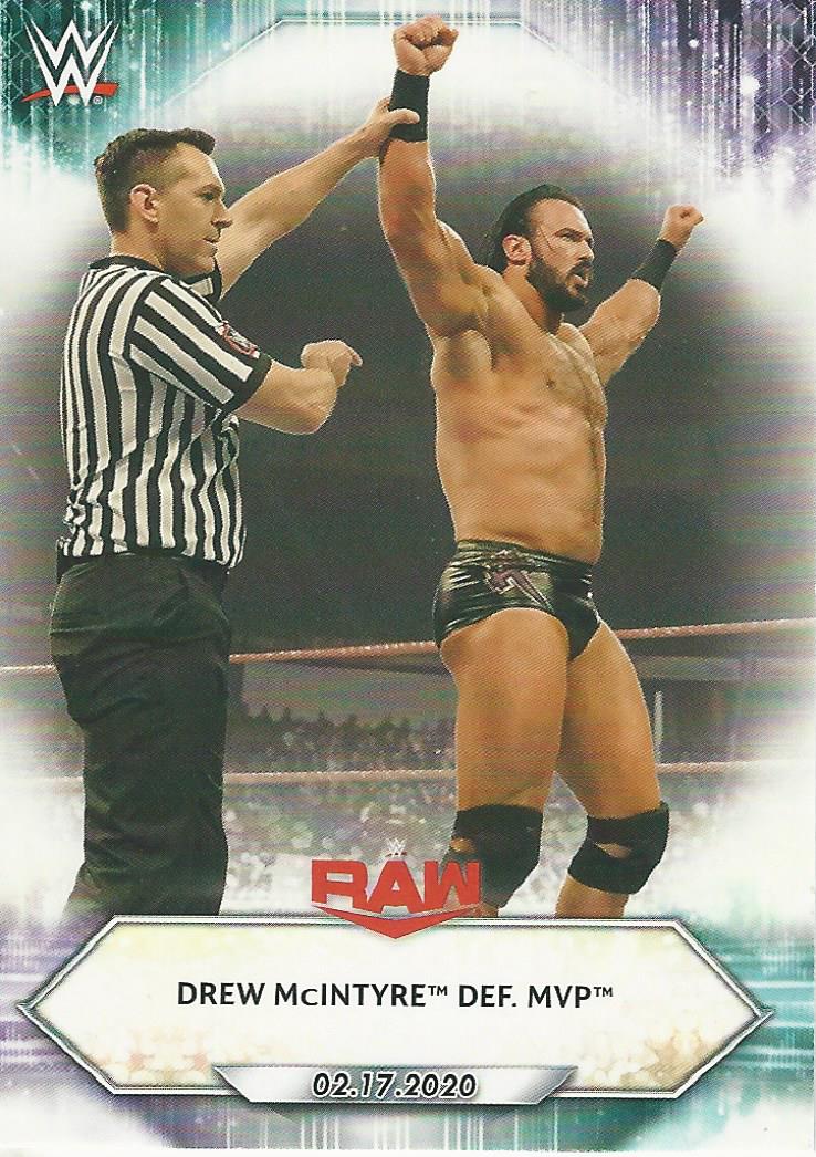 WWE Topps 2021 Trading Cards Drew McIntyre No.19